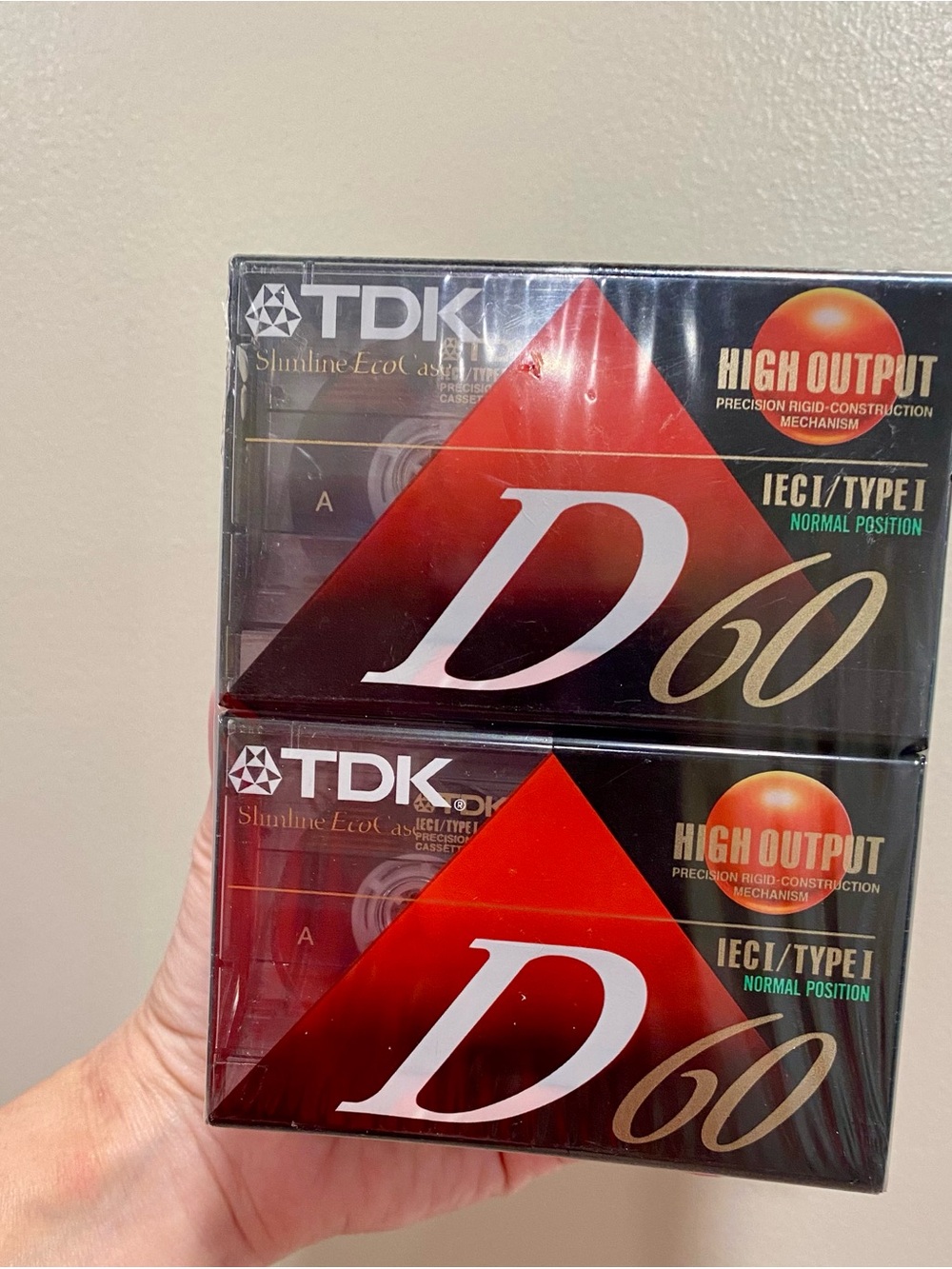 TDK D60 High Output Audio Cassette Tape 10 pack - nostalgia